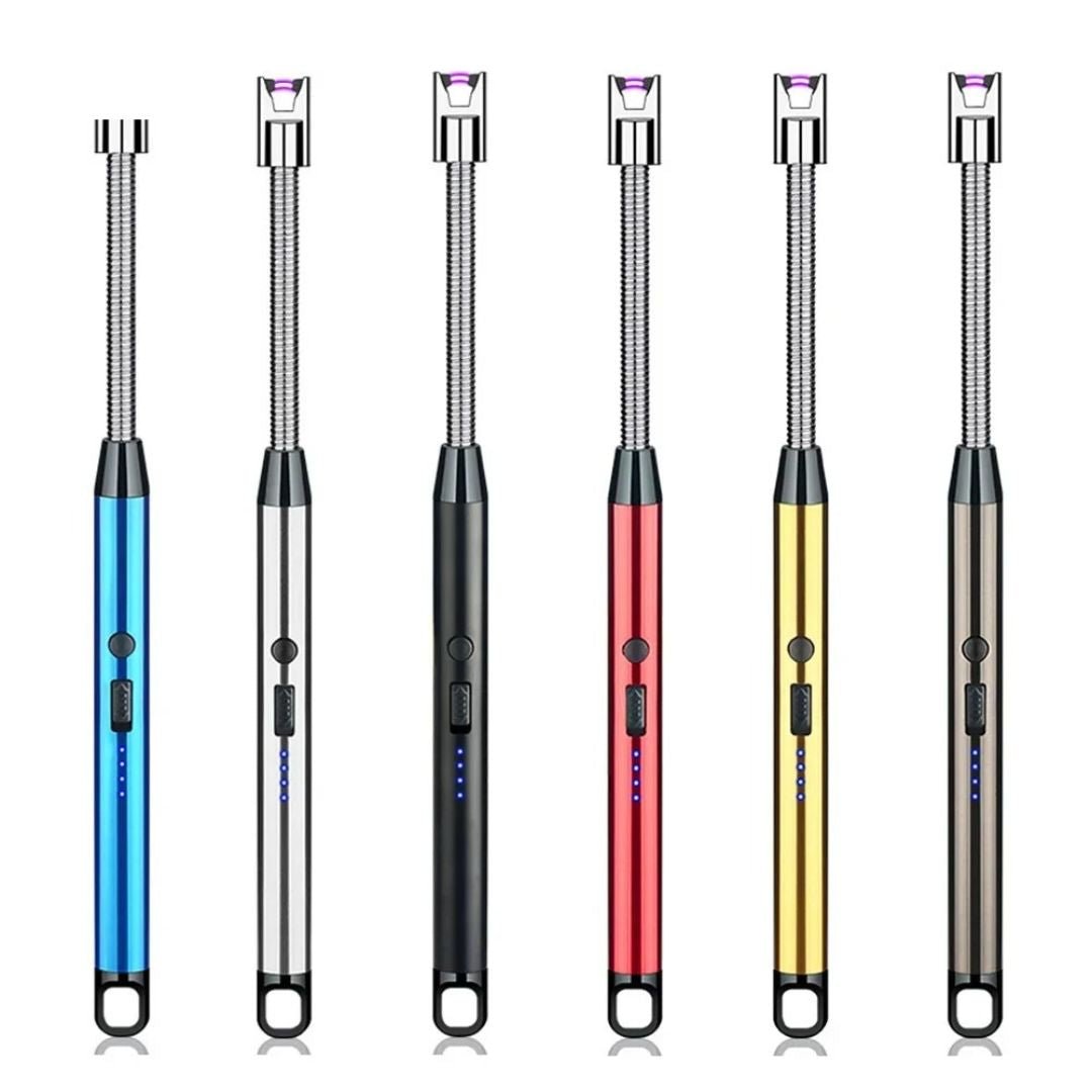 USB Rechargeable Electric Arc Lighter – Flexible Neck for Kitchen, BBQ, Candles & Outdoors - Volmant