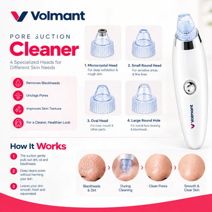 Blackhead Suction Cleaner – Pore Vacuum with 5 Suction Levels