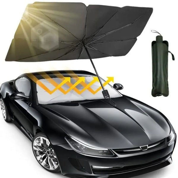 Car Windshield Sunshade Umbrella – Foldable UV & Heat Protection Shield - Volmant