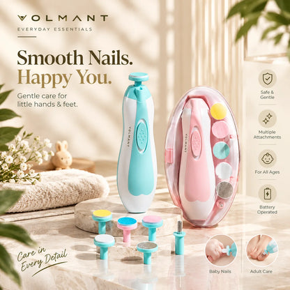 Baby Electric Nail Trimmer Set – Safe Nail File for Infants & Kids