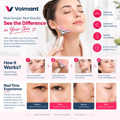Anti Wrinkle Face Massager – EMS Skin Lifting & Toning Device
