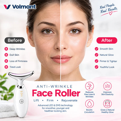 Anti Wrinkle Face Massager – EMS Skin Lifting & Toning Device