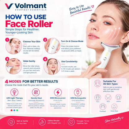 Anti Wrinkle Face Massager – EMS Skin Lifting & Toning Device