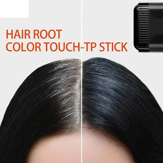 Natural Black Hairdressing Wand – Instant Hair Touch Up & Hairline Styling Stick - Volmant