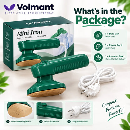 Portable Mini Ironing Machine – 2-in-1 Wet & Dry Handheld Iron