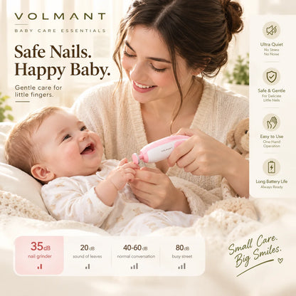 Baby Electric Nail Trimmer Set – Safe Nail File for Infants & Kids