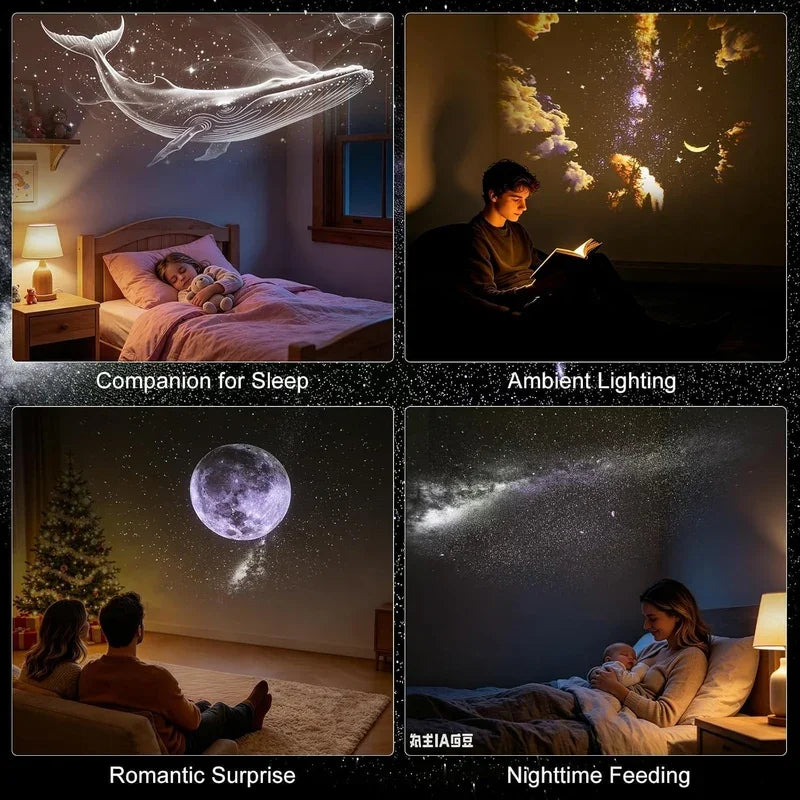 Starry Sky Projection Lamp – Portable Mini USB Galaxy Night Light