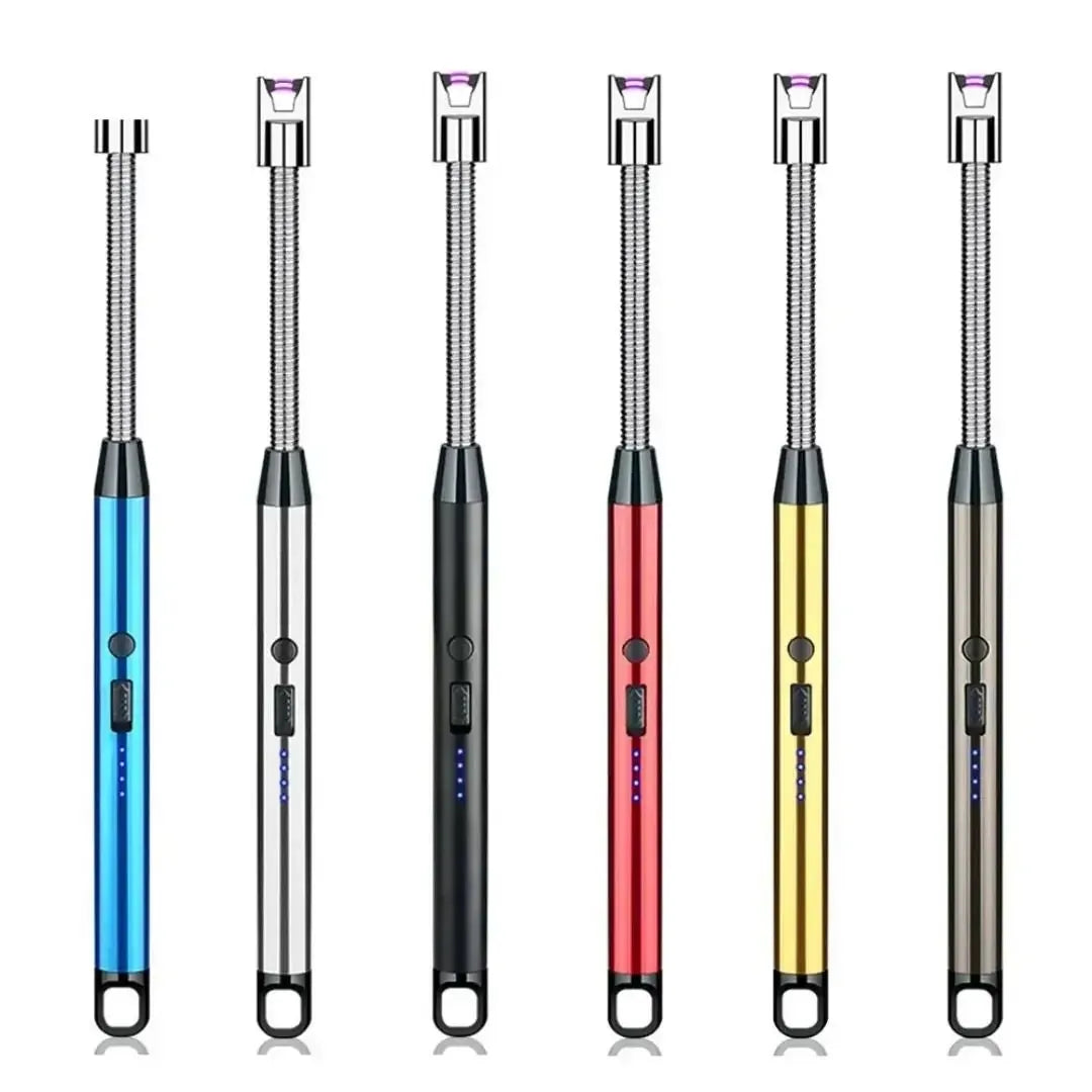 USB Rechargeable Electric Arc Lighter – Flexible Neck for Kitchen, BBQ, Candles & Outdoors - Volmant